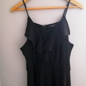 TRAC Black Maxi Dress